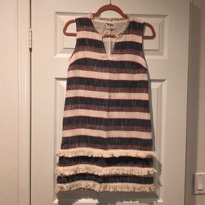 ANTHROPOLOGIE’s dress with ruffle hem